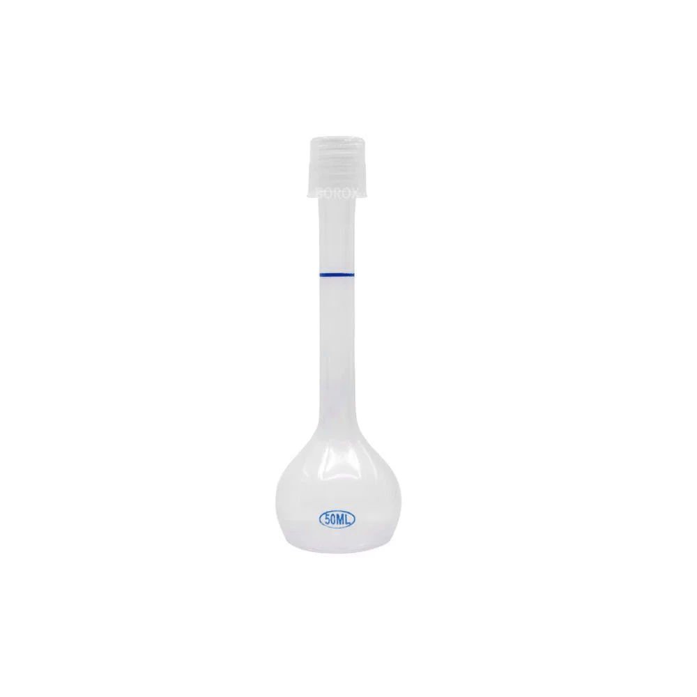 Borox Plastik Balon Joje 50ml - Plastik Kapaklı - Volumetrik Flask