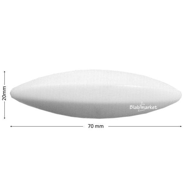 Manyetik Balık 20x70 mm - Teflon Karıştırıcı Balık Zeytin - 50 Adet Toptan