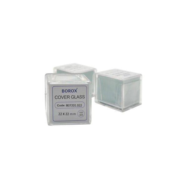 Borox Lamel 22x22mm - Mikroskop Slayt İçin 100lü Cover Glass