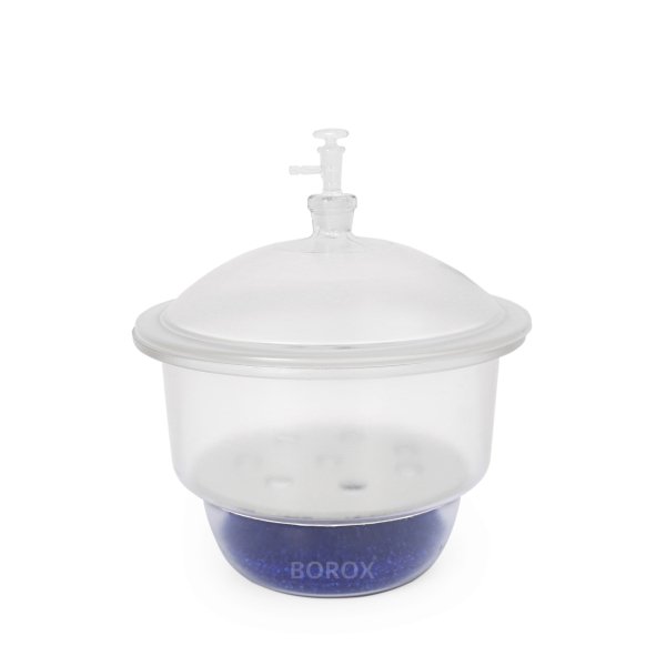 Borox Vakumlu Desikatör 300mm - Desikatör Kapağı Disk Dahil