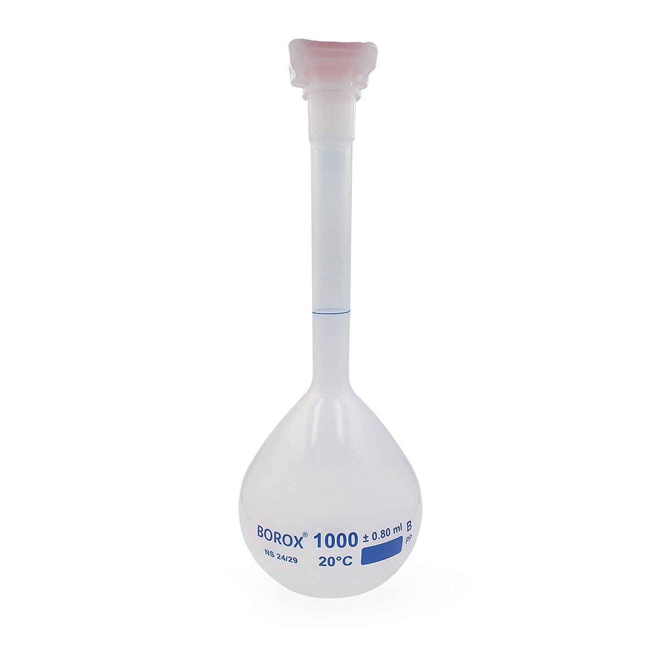 Borox Plastik Balon Joje 1000ml - Plastik Kapaklı - Volumetrik Flask