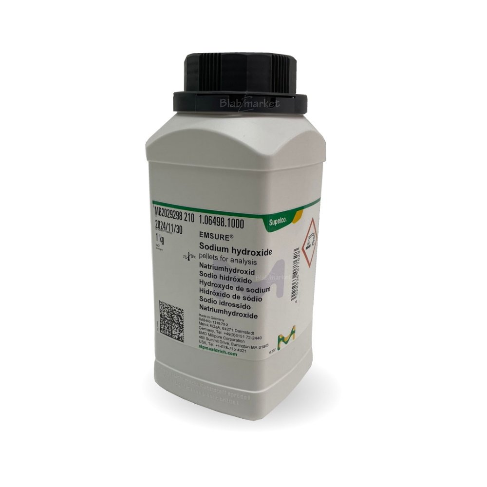 Merck 106498 Sodyum Hidroksit 1 Kg - Sodium Hydroxide Pellets