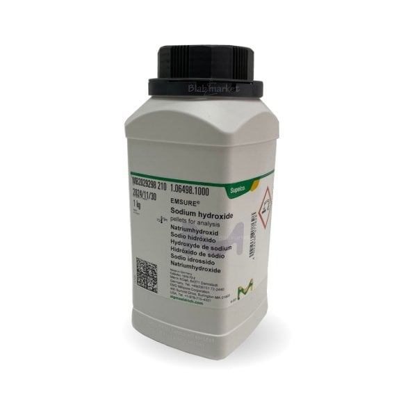 Merck 106498 Sodyum Hidroksit 1 Kg - Sodium Hydroxide Pellets