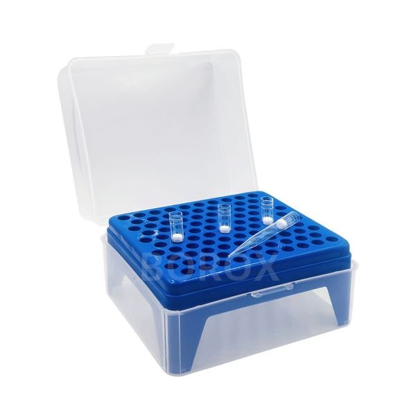 Borox Boş Pipet Ucu Kutusu 200-1000ul İçin - Mikropipet Tip Box 100lü Rack - 6 Adet Toptan