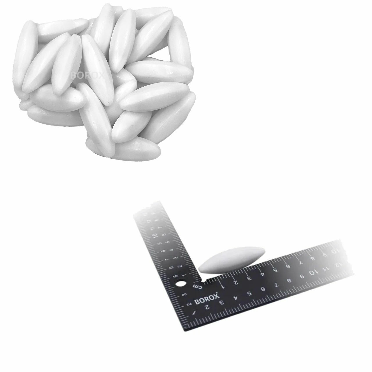 Manyetik Balık 16x50 mm - Teflon Karıştırıcı Balık Zeytin - 50 Adet Toptan