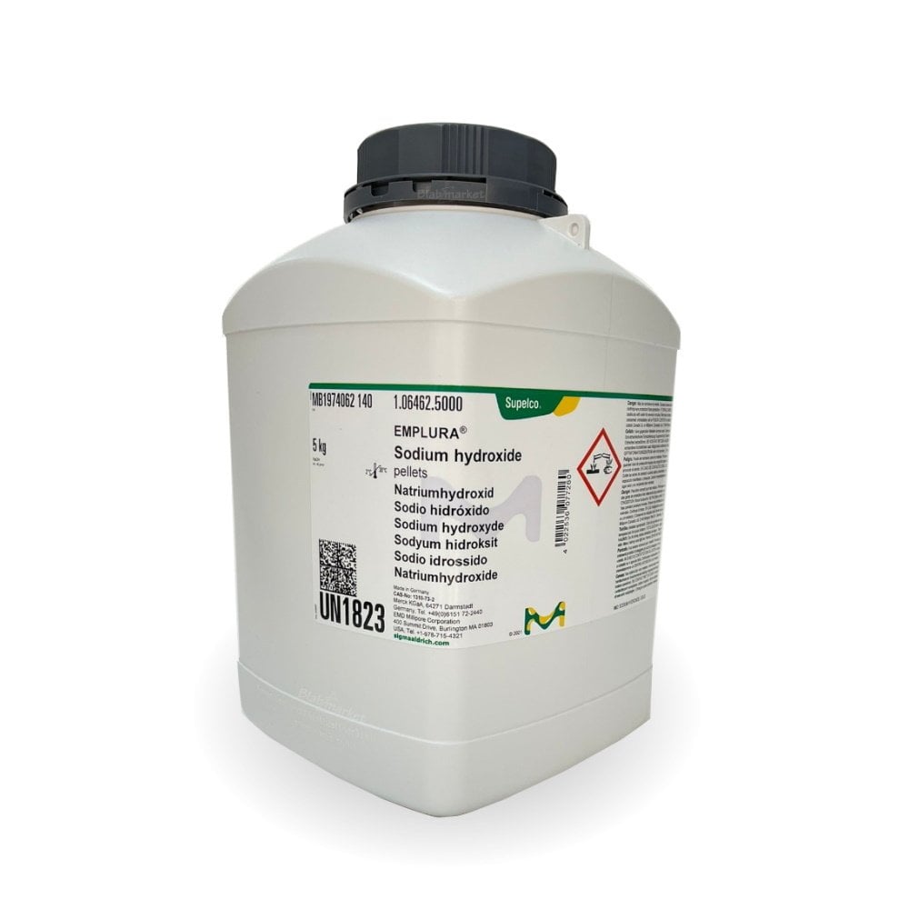 Merck 106462 Sodyum Hidroksit 5 Kg - Sodium Hydroxide Pellets