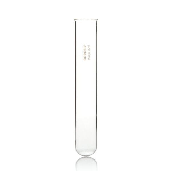 Borosil Cam Deney Tüpü 25x150 mm - Test Tüpü 10 Adet-Paket
