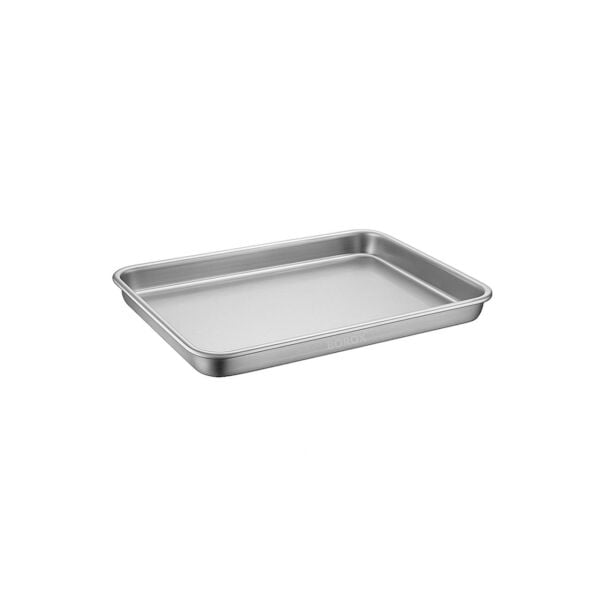 Borox Paslanmaz Çelik Laboratuvar Tepsisi - Numune Taşıma Tepsisi - Numune Kabı - Tray - 4 Ölçü Set