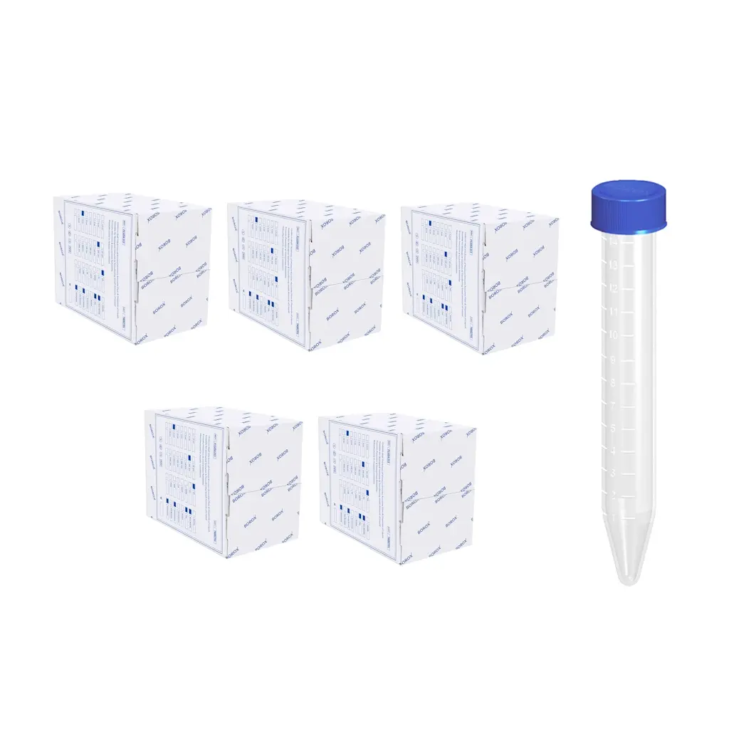 Falkon Tüpü 15 ml - Dibi Konik Santrifüj Test Tüpü 500 Adet Toptan