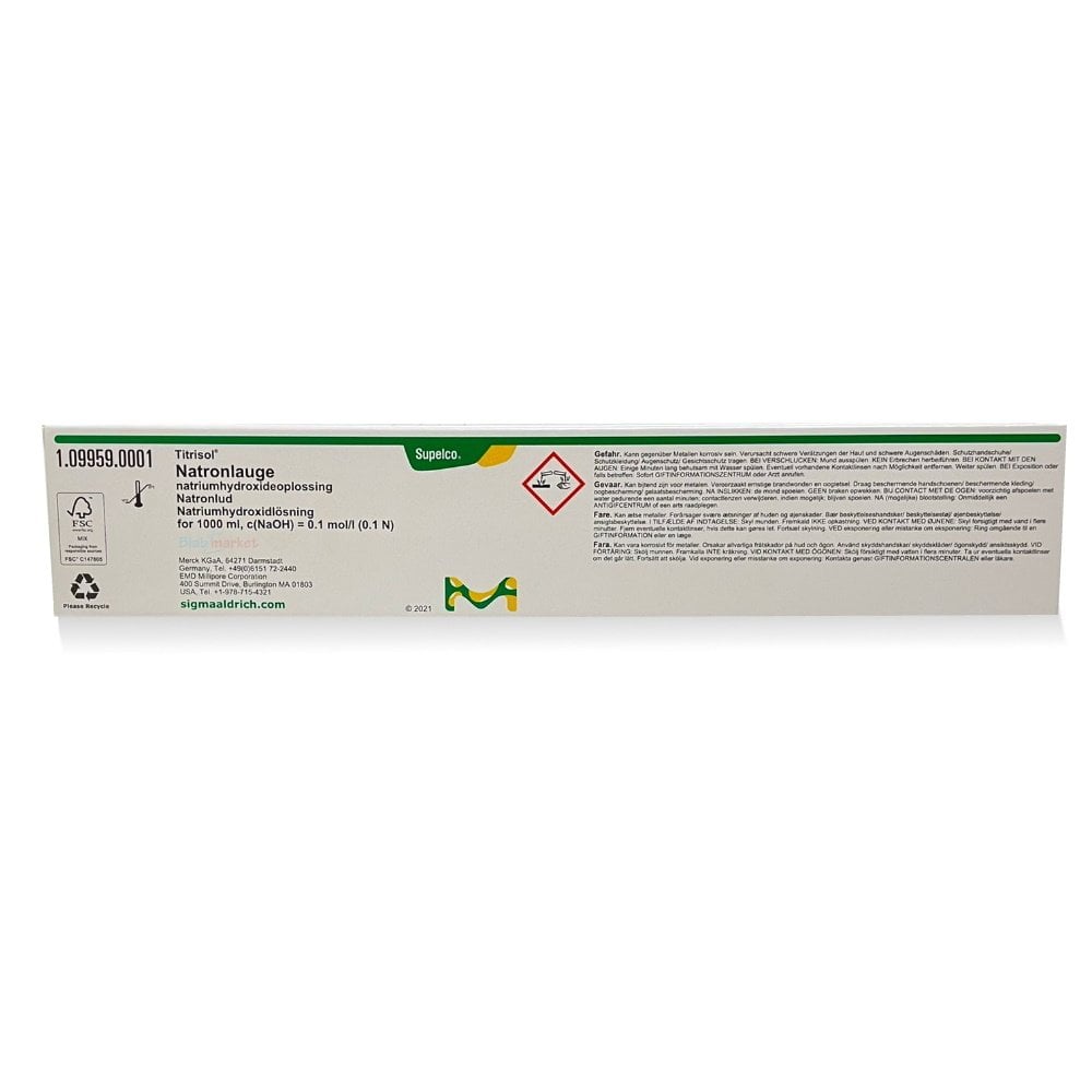 Merck 109959 Sodyum Hidroksit - Sodium Hydroxide Solution 0.1N