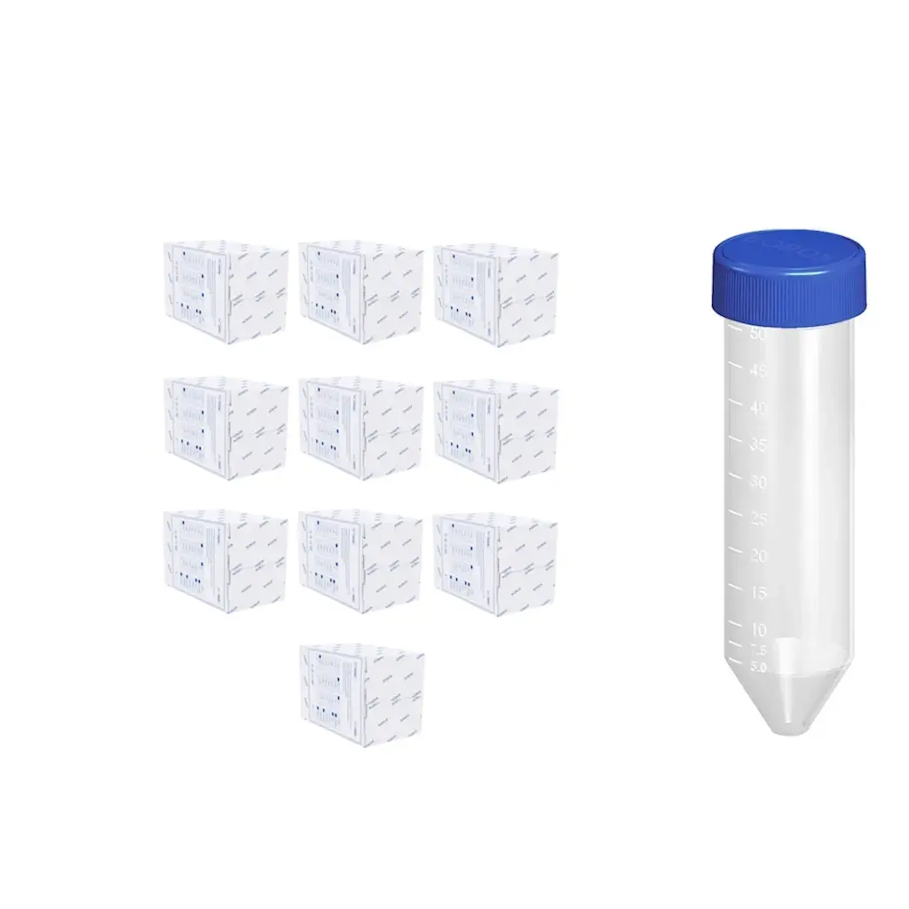 Falkon Tüpü 50 ml - Dibi Konik Santrifüj Test Tüpü 500 Adet Toptan