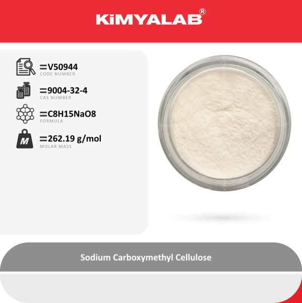 Kimyalab Sodyum Karboksimetil Selüloz - Sodium Carboxymethyl Cellulose(CMC) 4 Kg-HDPE Varil