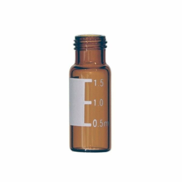 Borox Cam Vial Vida Kapaklı ND9 - Amber 2ml - 100 Adet/Paket