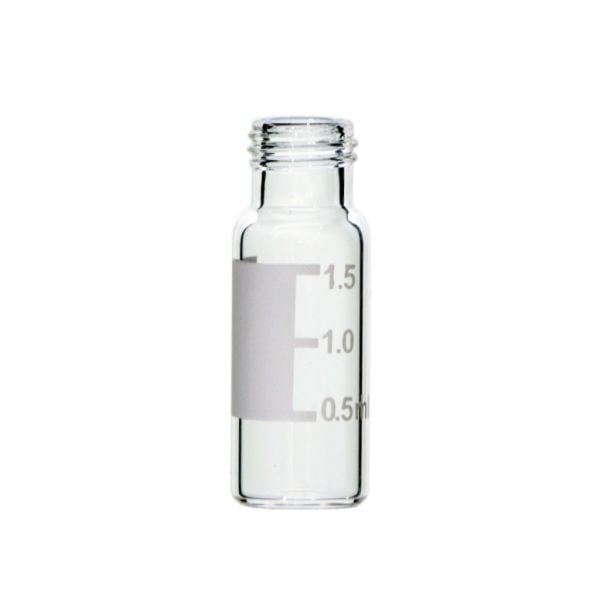 Borox Cam Vial Vida Kapaklı ND9 - Şeffaf 2ml - 100 Adet/Paket