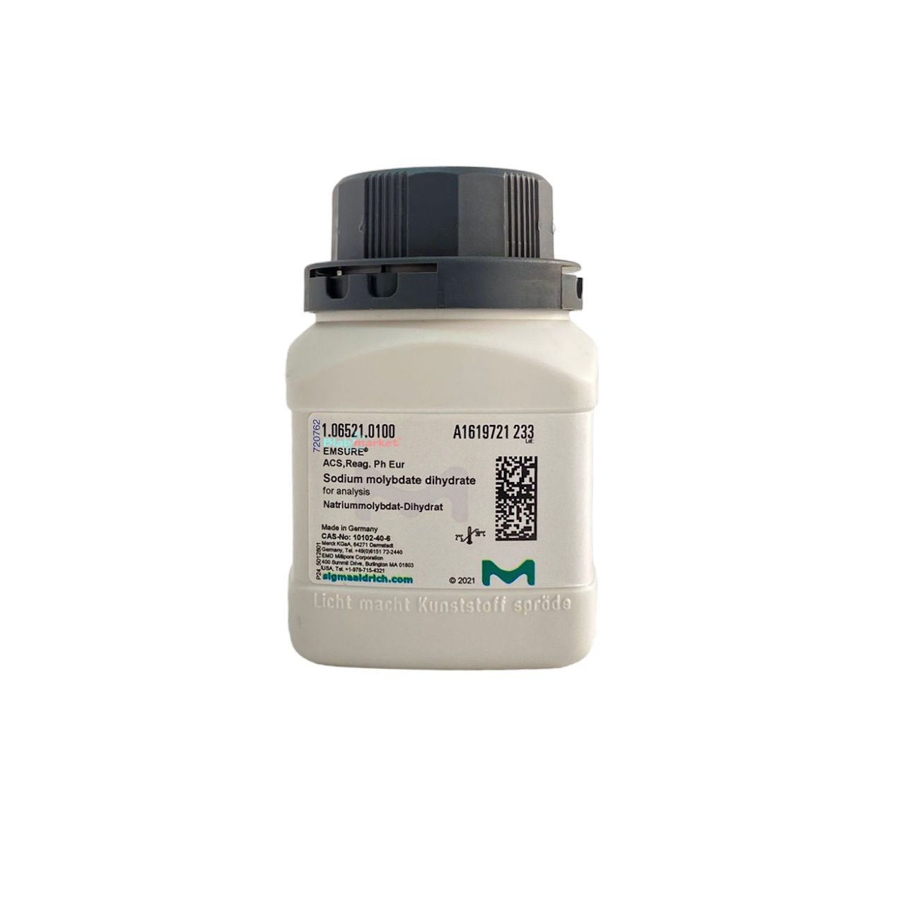 Merck 106521.0100 Sodyum Molibdat Dihidrat 100 g - Sodium Molybdate Dihydrate Gr For Analysis