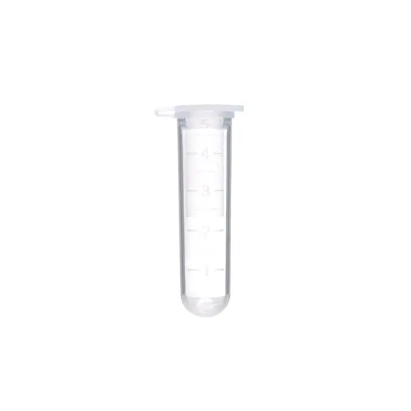 Borox Mikrosantrifüj Ependorf Tüpü 5ml - Yuvarlak Tabanlı - Özel Kilit Kapaklı - 100 Adet