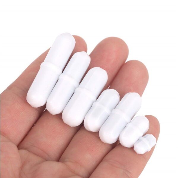 Manyetik Balık 7x30 mm - Teflon Karıştırıcı Balık Halkalı - 5 Adet Paket