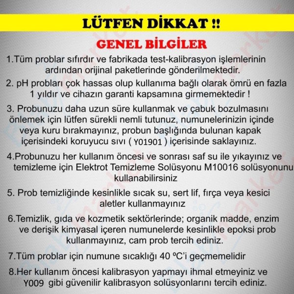 Milwaukee MW101 Portatif pH Metre - pH Ölçer - Ölçüm Cihazı
