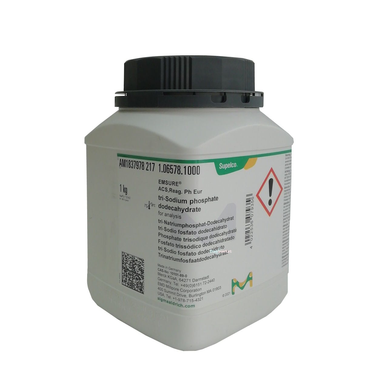 Merck 106578.1000 Sodyum Fosfat 1 kg-Sodium Phosphate Dodecahydrate