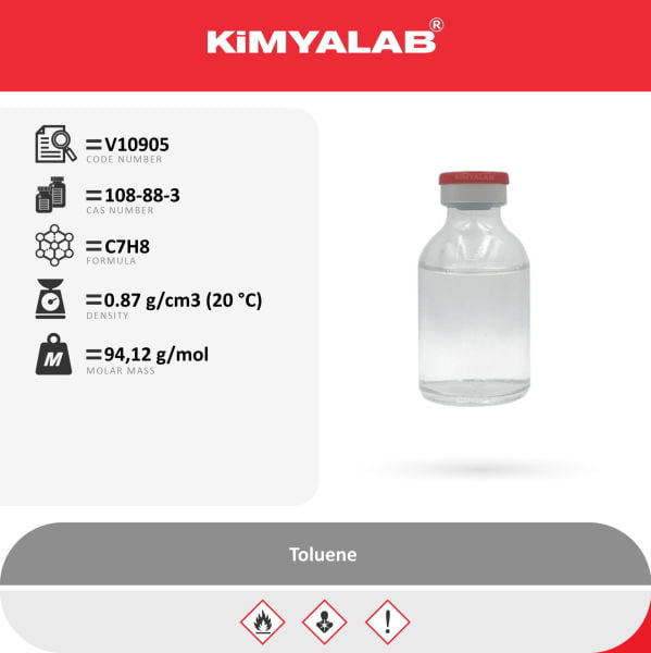Kimyalab Toluen 2,5L - Metil Benzen - Toluene