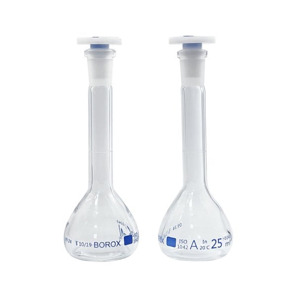 Borox Cam Balon Joje 25 ml - PP Tıpalı - Class A Sertifikalı - Cam Flask - 2 Adet/Kutu