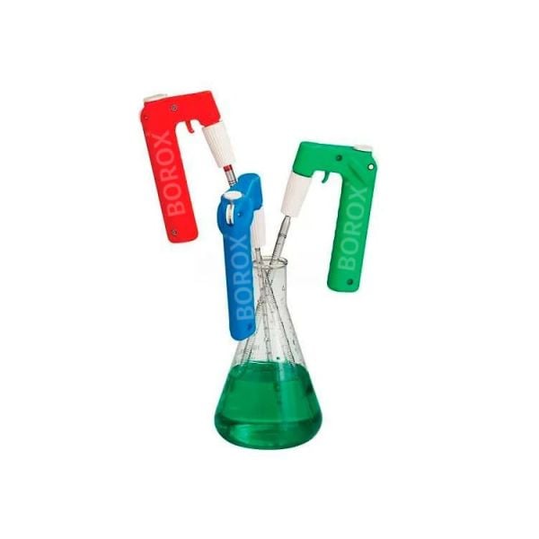 Borox Pipet Tabancası 10 ml - Yeşil Pipet Pompası - Hızlı Pipetleme