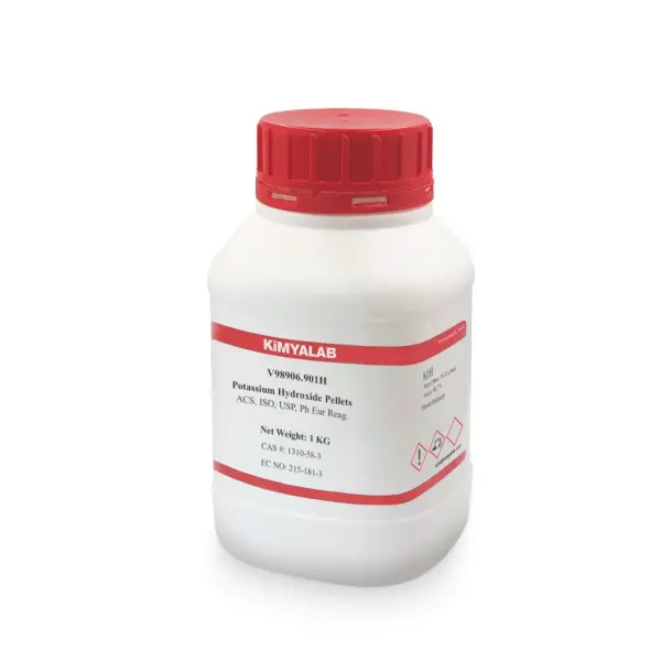 Kimyalab Potasyum Hidroksit Pelet 1 Kg - Potassium Hydroxide Pellets