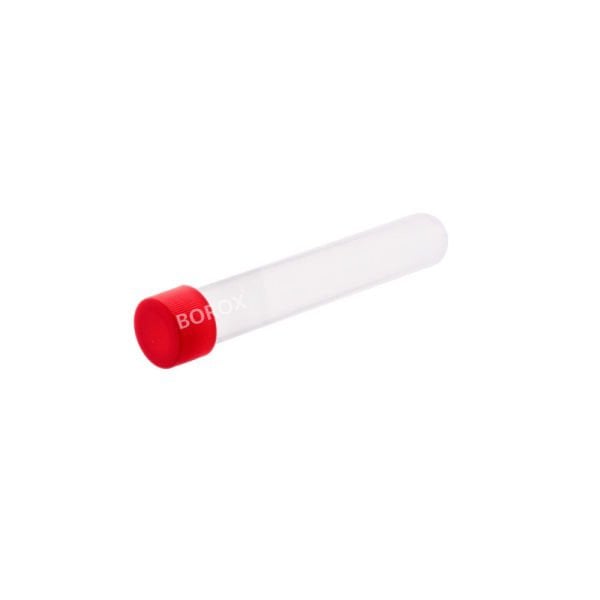 Plastik Test Tüpü 16x100mm - 10ml PP Deney Tüpü Vida Kapaklı 100Adet