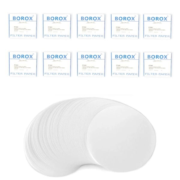 Külsüz Filtre Kağıdı 110 mm Kantitatif - Siyah Bant Hızlı - 10 Paket Toptan