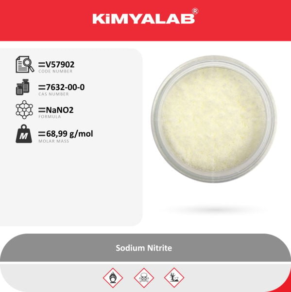 Kimyalab Sodyum Nitrit 1 kg - Sodium Nitrite