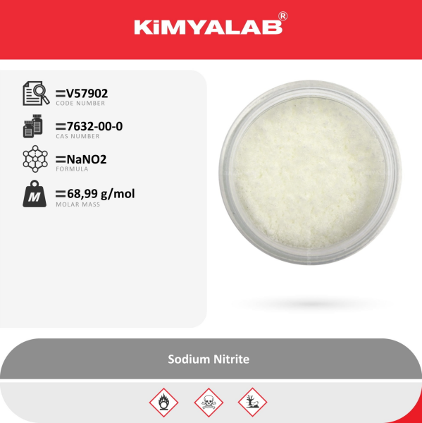 Kimyalab Sodyum Nitrit 1 kg - Sodium Nitrite E250