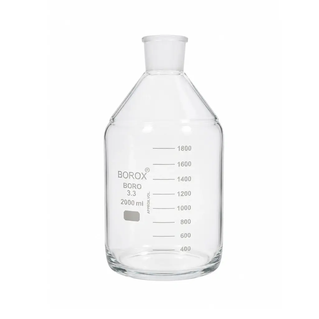 Borox Cam Otomatik Büret Yedek Şişesi 2000ml - NS 34/35