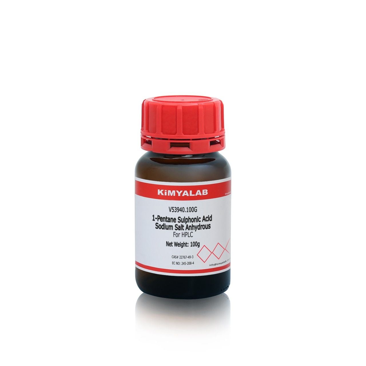 Kimyalab Pentan Sülfonik Asit Sodyum Tuzu 100g - 1-Pentane Sulphonic Acid Sodium Salt Anhydrous For HPLC