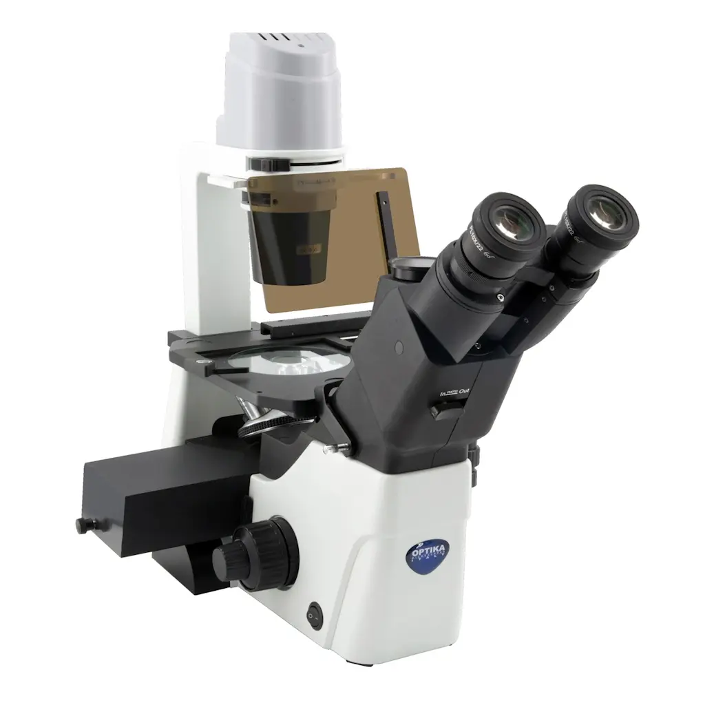 OPTIKA IM-300LD4 Inverted Trinoküler LED Floresan Mikroskop