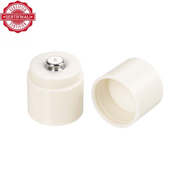 Borox Kalibrasyon Kütlesi 5g - Paslanmaz Çelik F1 Etalon Sertifikalı