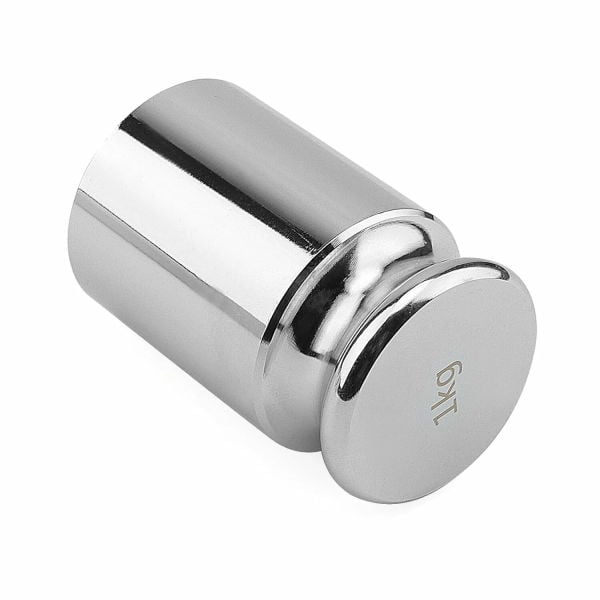 Borox Kalibrasyon Kütlesi 1 Kg - Paslanmaz Çelik F1 Etalon Sertifikalı