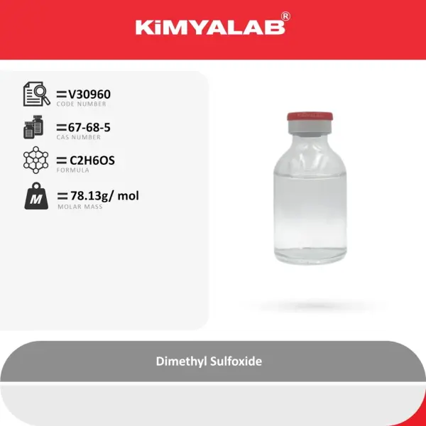 Kimyalab Dimetil Sülfoksit 1 L - DMSO - Dimethyl Sulfoxide