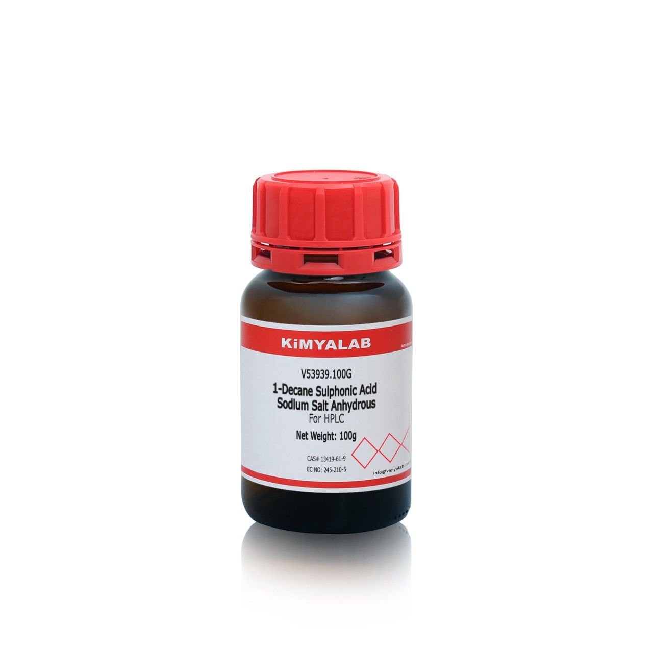 Kimyalab Dekan Sülfonik Asit Sodyum Tuzu 100g - 1-Decane Sulphonic Acid Sodium Salt Anhydrous For HPLC