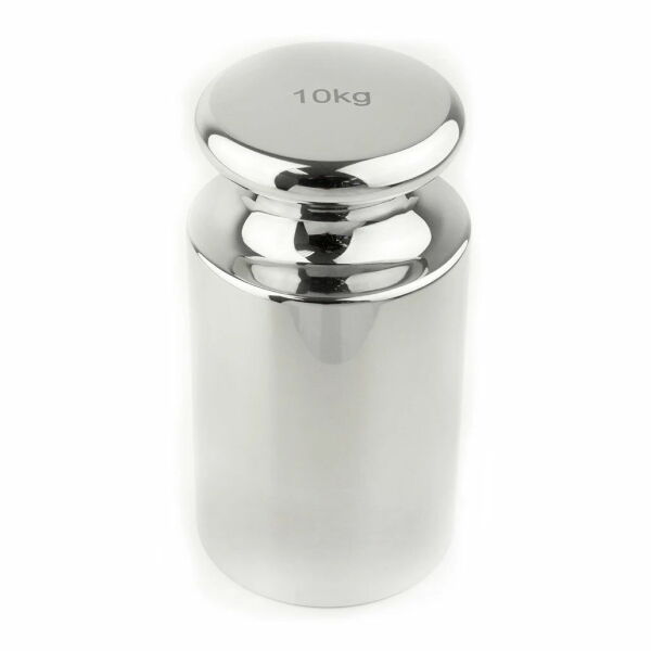 Borox Kalibrasyon Kütlesi 10kg - Paslanmaz Çelik F1 Etalon Sertifikalı