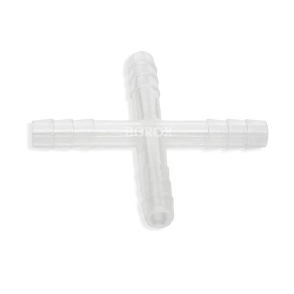 Borox Hortum Bağlantı Parçası 6mm - X Adaptör - Konnektör - Bağlama Aparatı