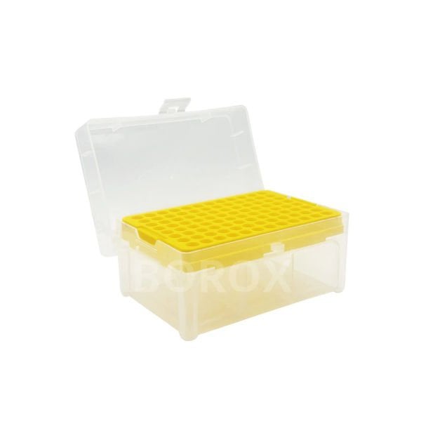 Borox Boş Pipet Ucu Kutusu 10-200-1000ul İçin - Mikropipet Tip Box 100lü Rack - 3 Set / Paket