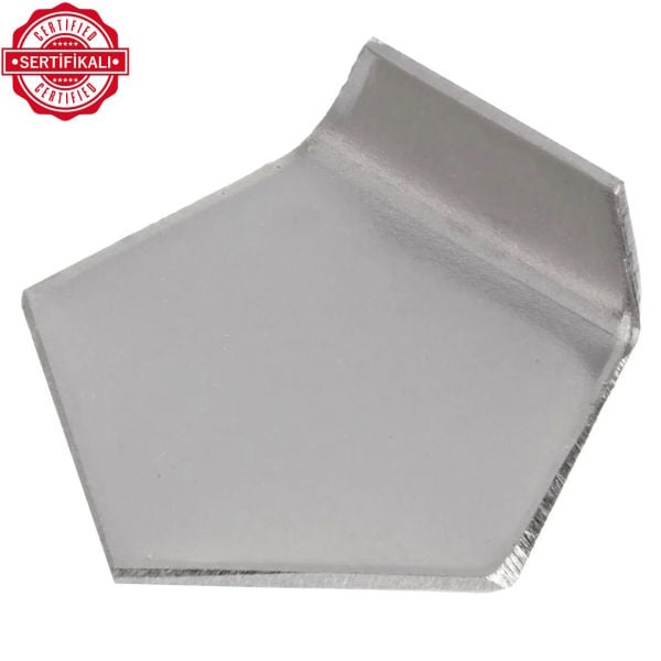 Borox Kalibrasyon Kütlesi 500mg - Paslanmaz Çelik F1 Etalon Ağırlık Sertifikalı