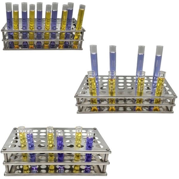 Borox Tüp Standı 13-16-20mm Tüpler İçin Tüplük Seti - Paslanmaz Çelik Tüp Sporu 3 Adet/Paket