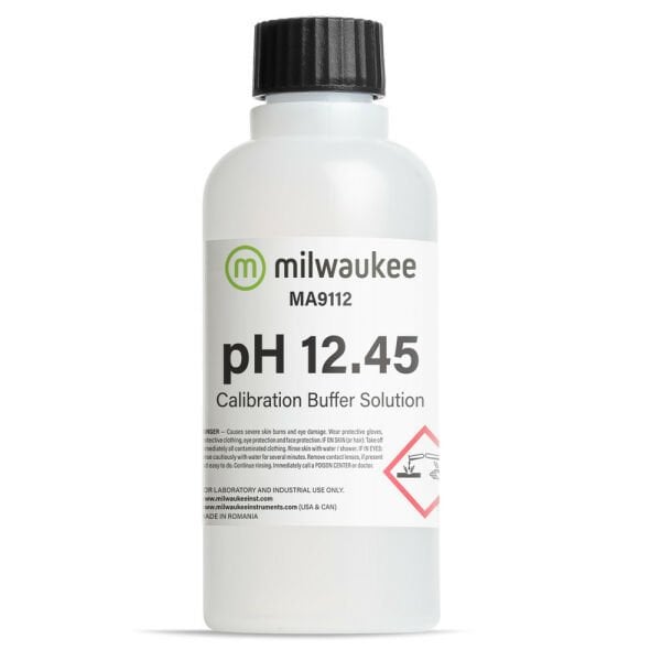 Milwaukee MA9112 pH Tampon Çözeltisi 12.45pH 230ml