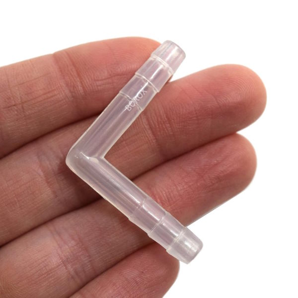 Borox Hortum Bağlantı Parçası 10mm - L Adaptör - Konnektör - Bağlama Aparatı