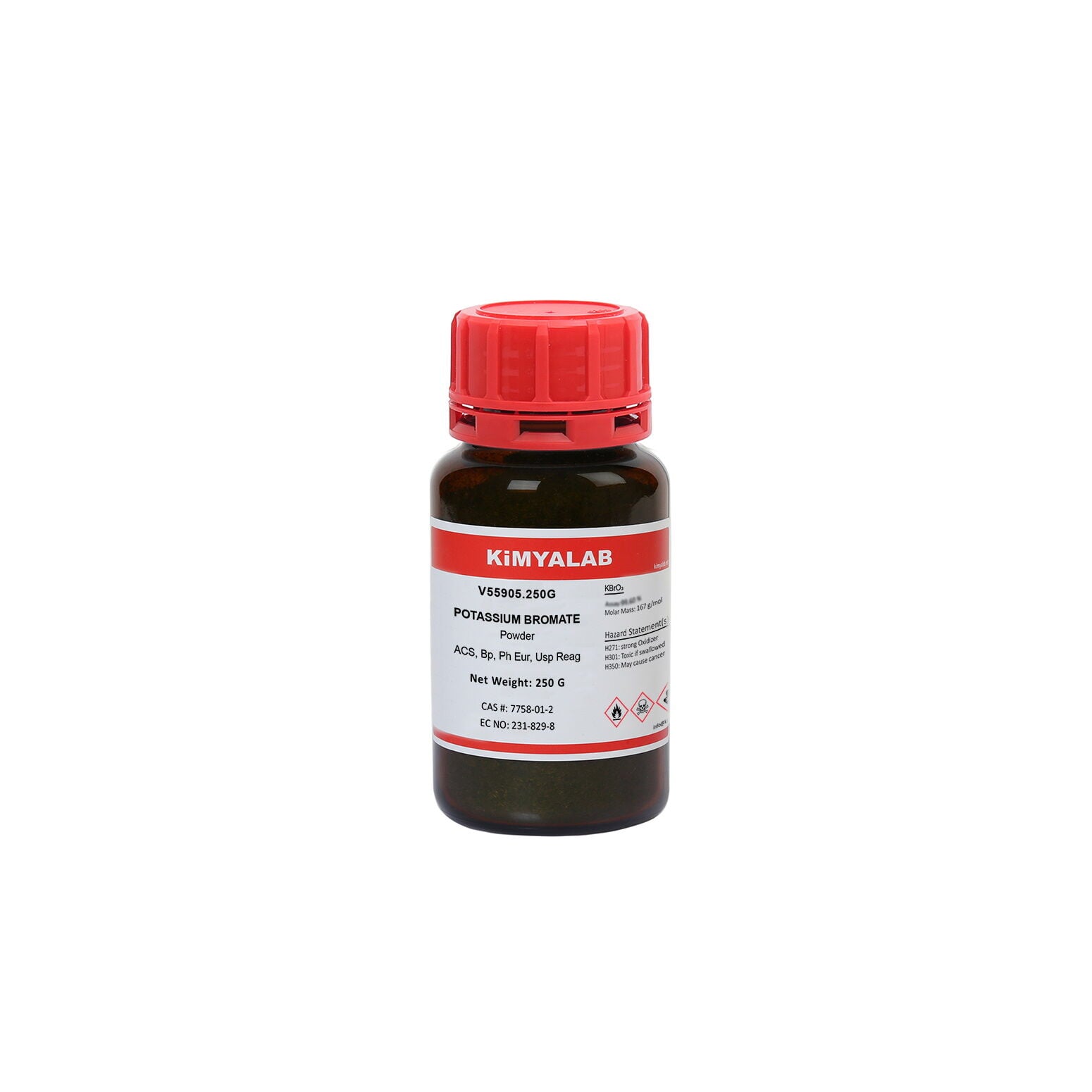 Kimyalab Potasyum Bromat 250gr - Potassium Bromate