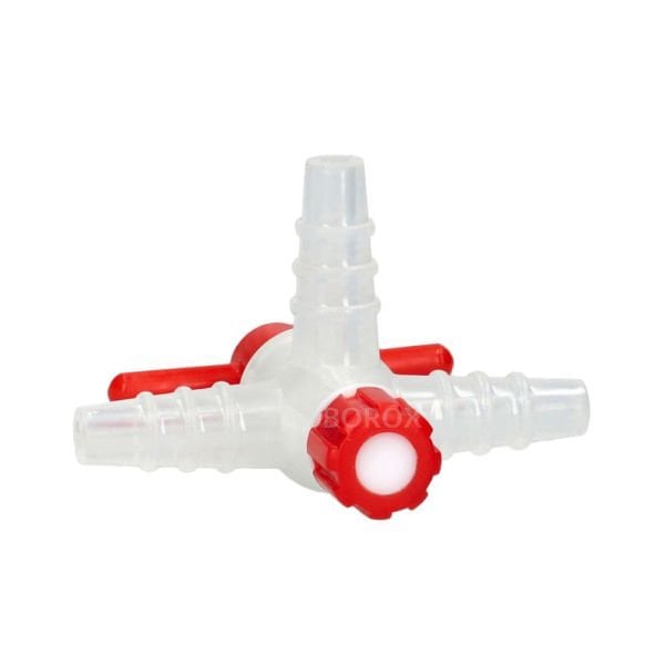 Borox 3 Yollu Musluk - PP Musluk Vanası - Valf - Stopcock