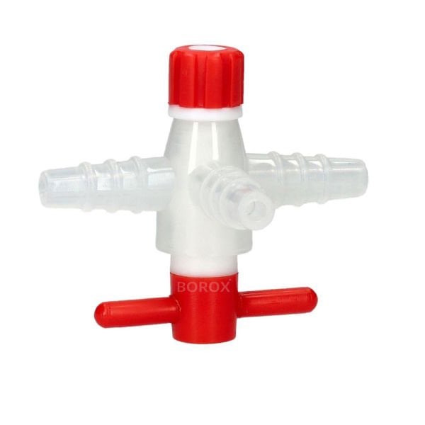 Borox 3 Yollu Musluk - PP Musluk Vanası - Valf - Stopcock
