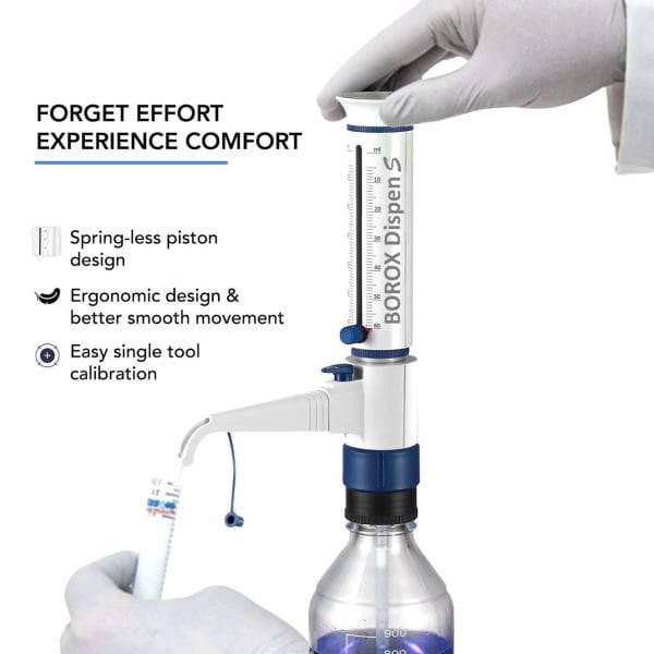 Borox DispenS Dispenser 1-10 ml - Şişe Üstü Dağıtıcı - Sıvı Aktarım Ünitesi - Şişe Üstü Dispenser