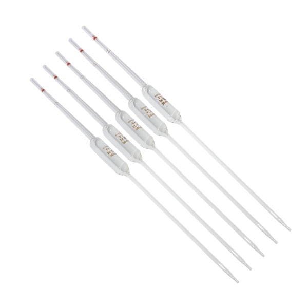 Borox Cam Bullu Pipet 50 ml - 5adet-paket - Volumetrik Pipet